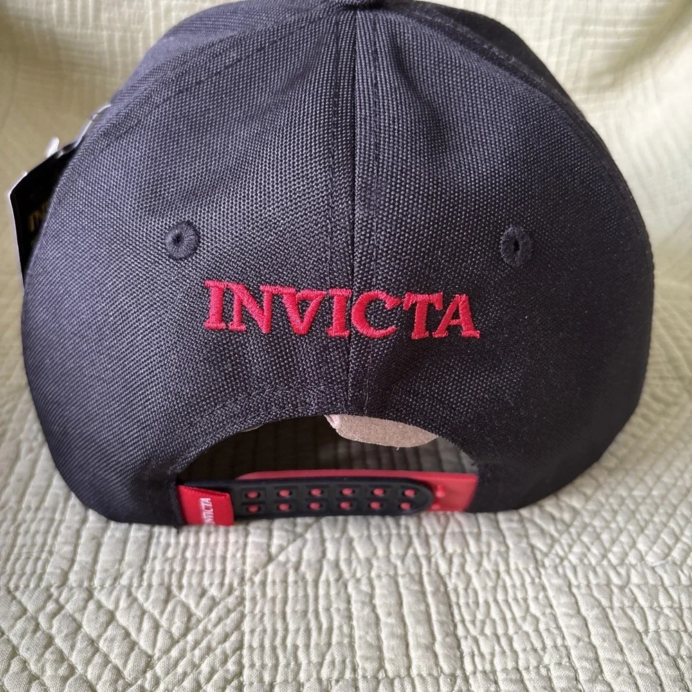 Invicta Gear Limited 1837 Baseball Hat (IG0301) Black Red New